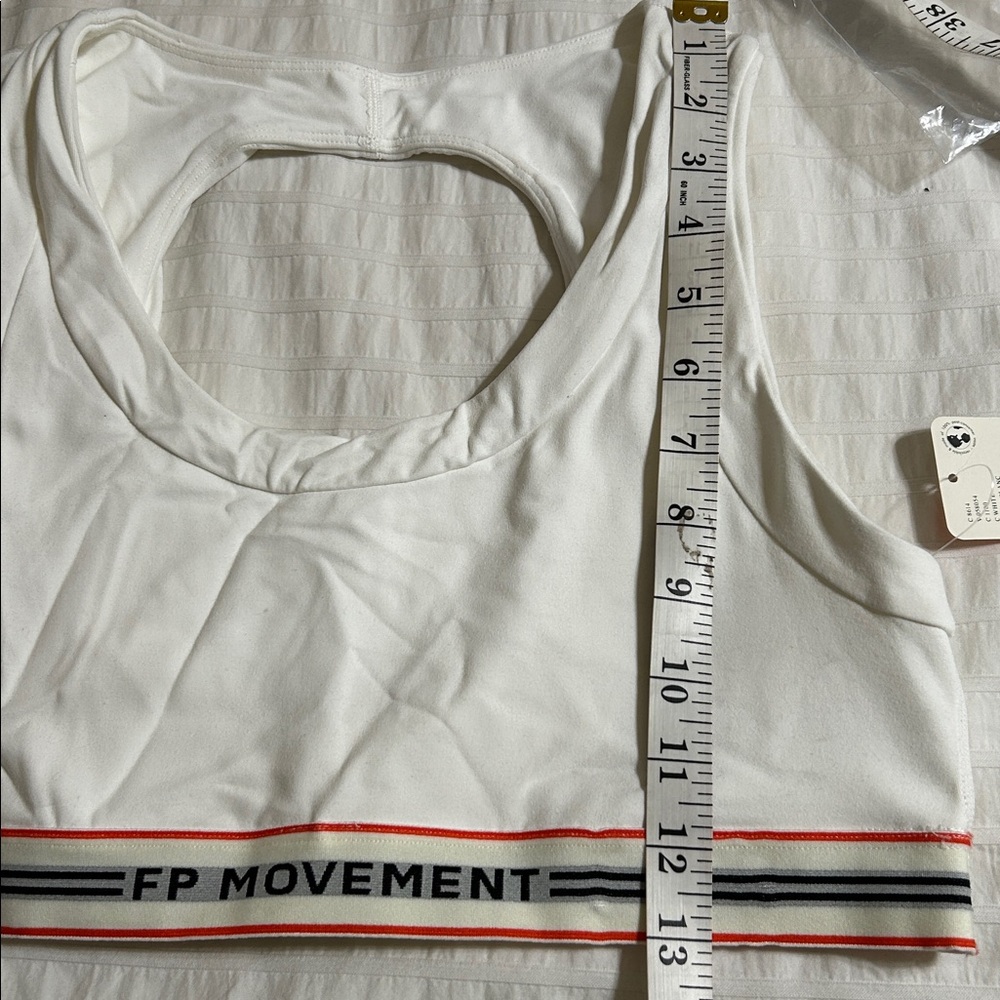 Free People Movement Never Better Ringer Logo Sports. Color white Size L - Picture 8 of 13